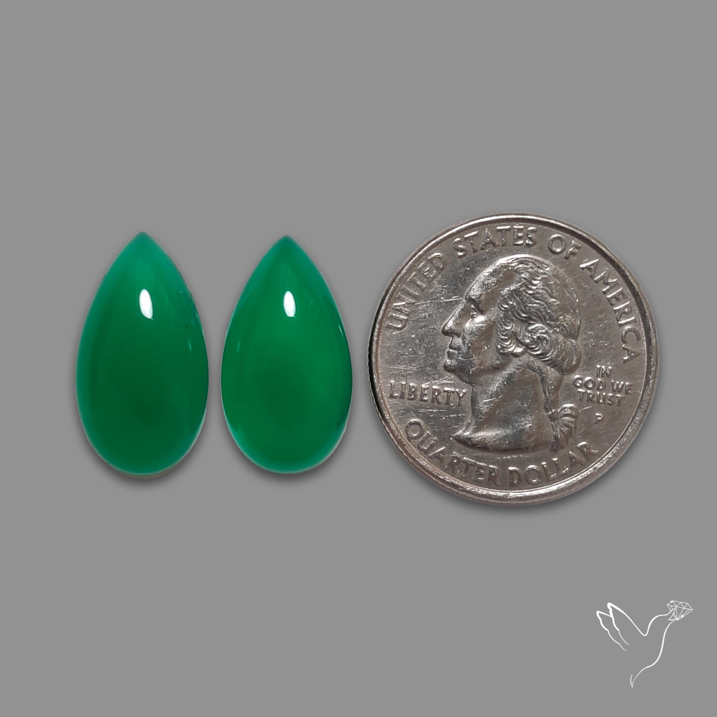 Zimbabwe Chrome Chalcedony Pair Gemmy