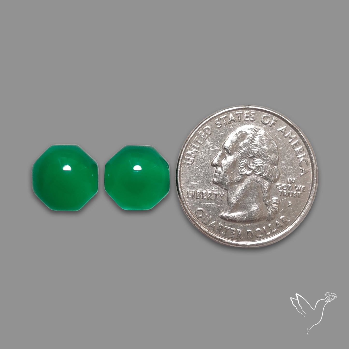 Zimbabwe Chrome Chalcedony Pair Gemmy