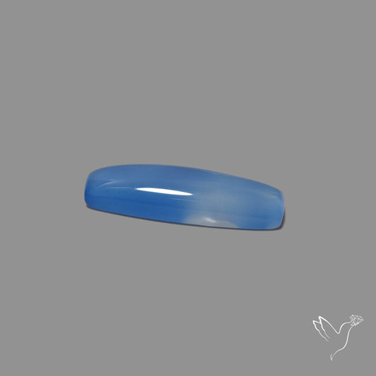 Namibian Blue Chalcedony Cabochon Long