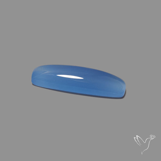 Namibian Blue Chalcedony Cabochon Long