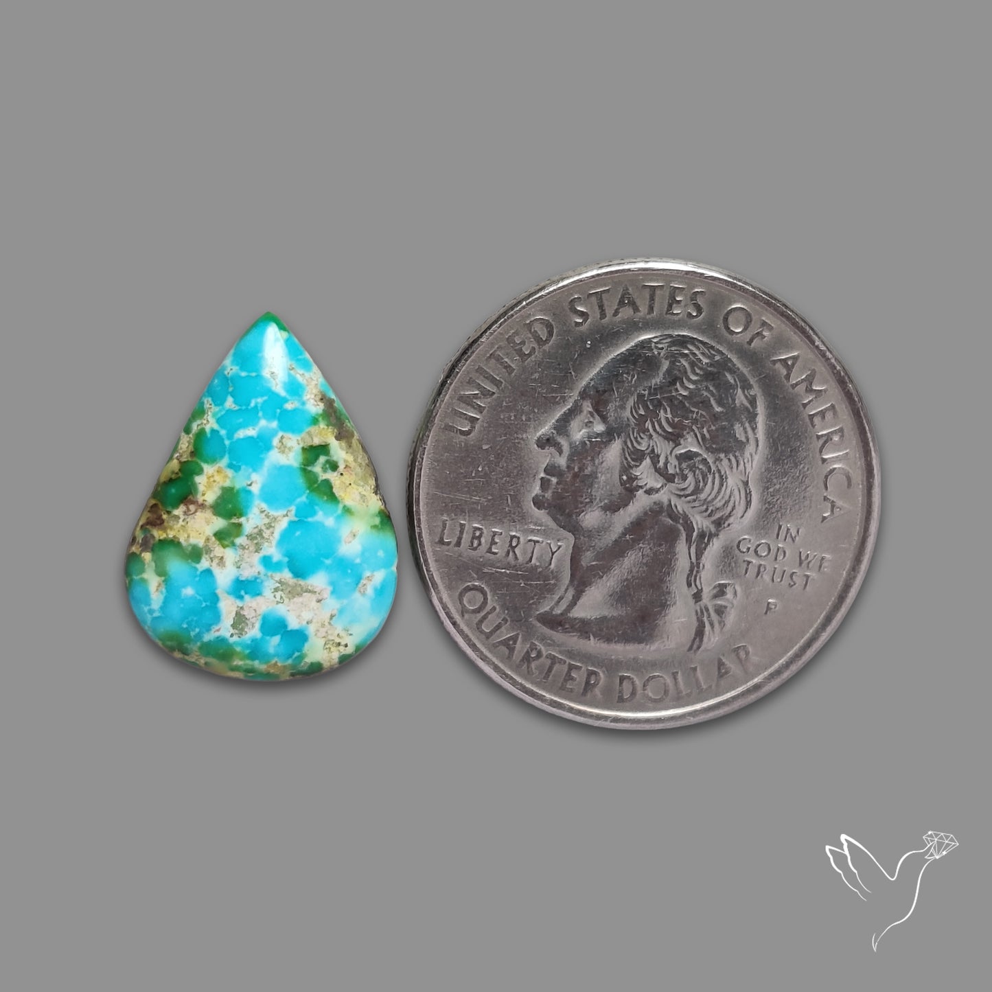 Sonoran Gold Turquoise Cabochon Rare