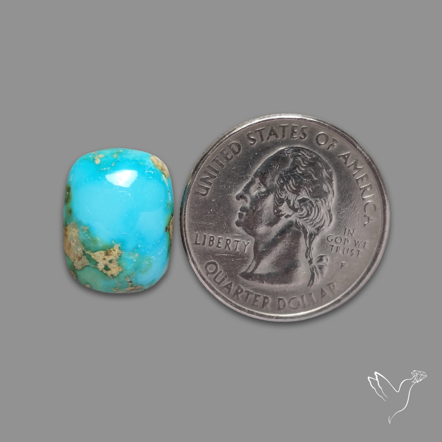 Sonoran Gold Turquoise Cabochon Rare