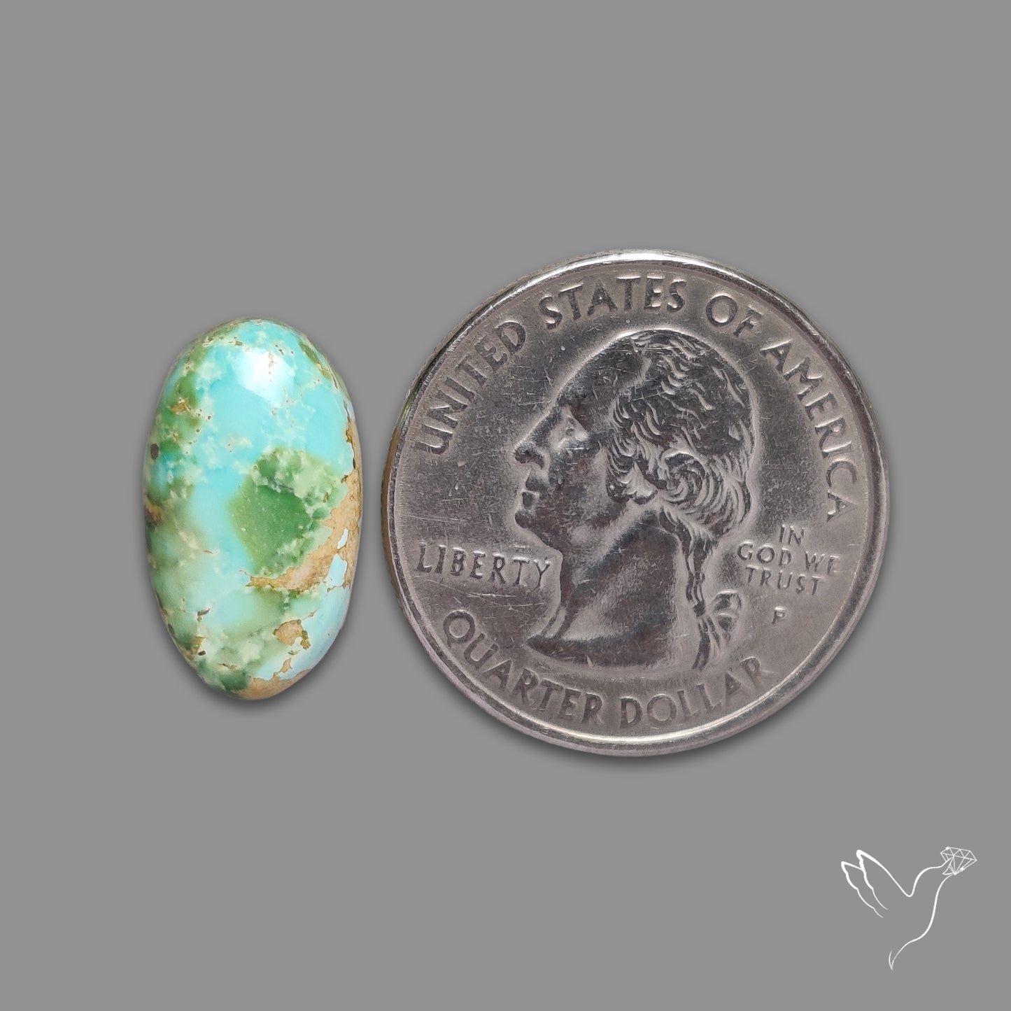 Sonoran Gold Turquoise Cabochon Rare