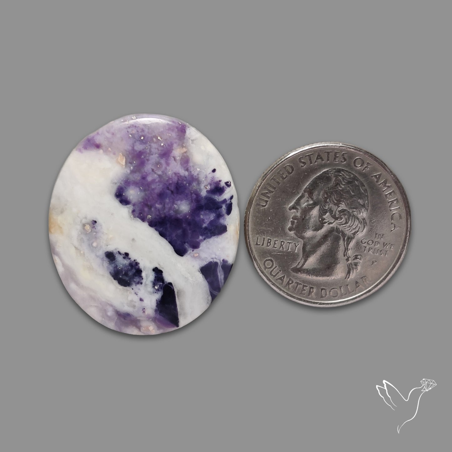 Morado Opal Purple Cabochon