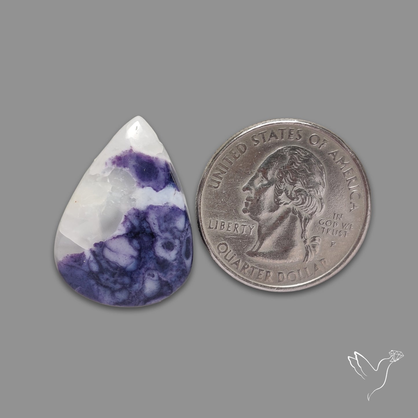 Morado Opal Purple Cabochon