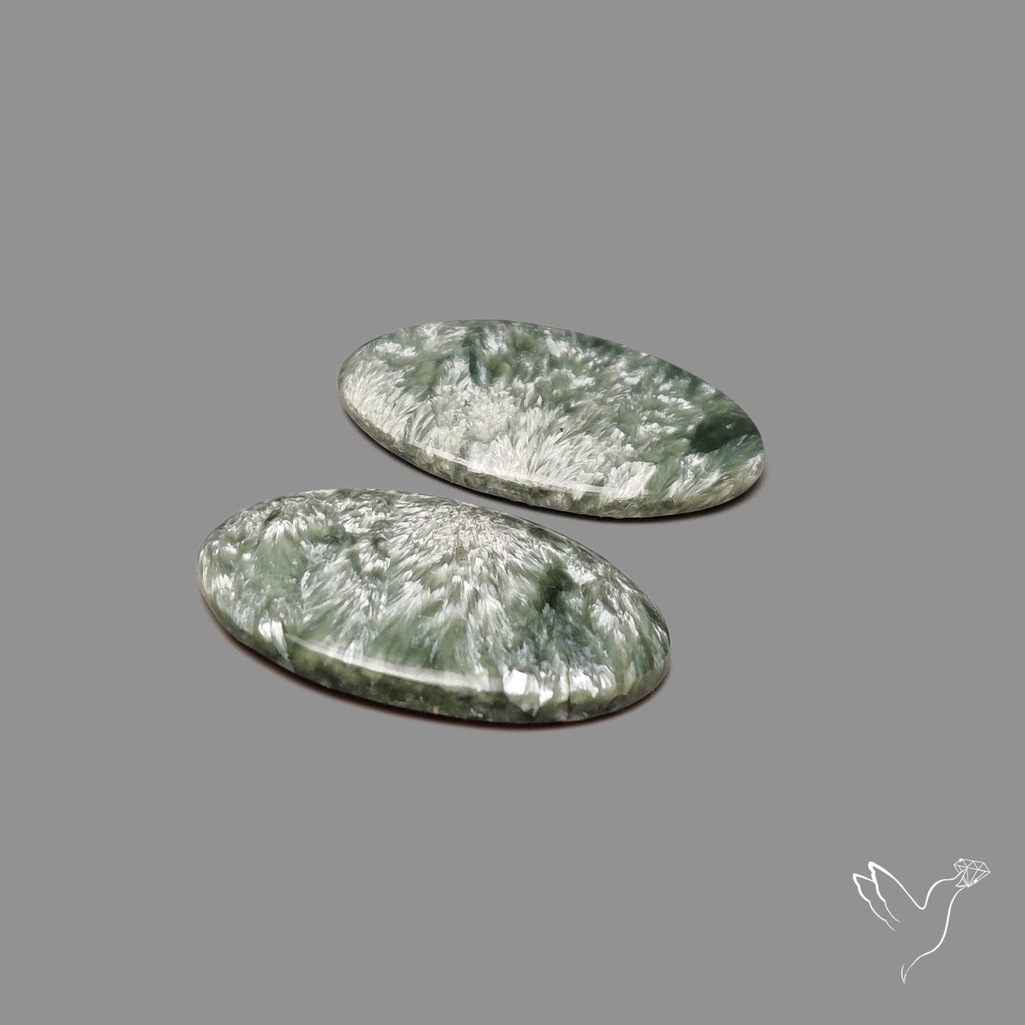 Green Seraphinites Pair