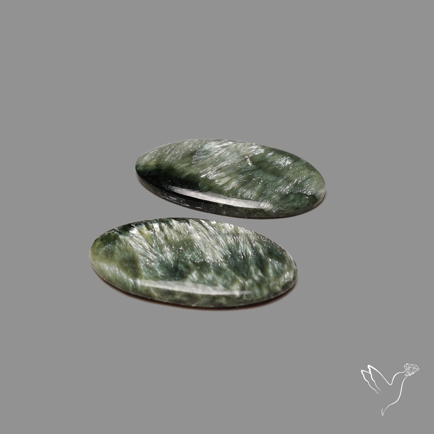 Green Seraphinites Pair