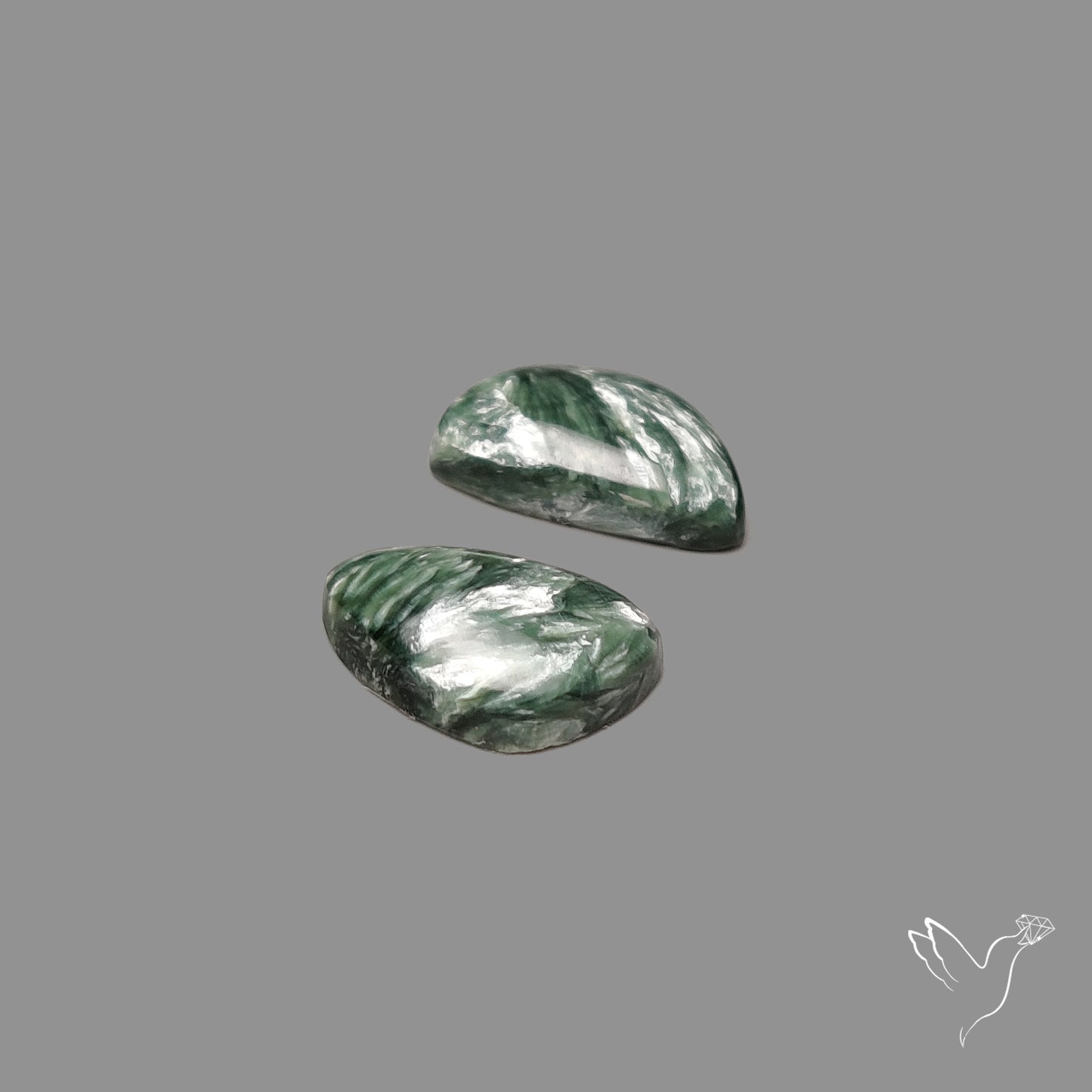 Green Seraphinites Pair
