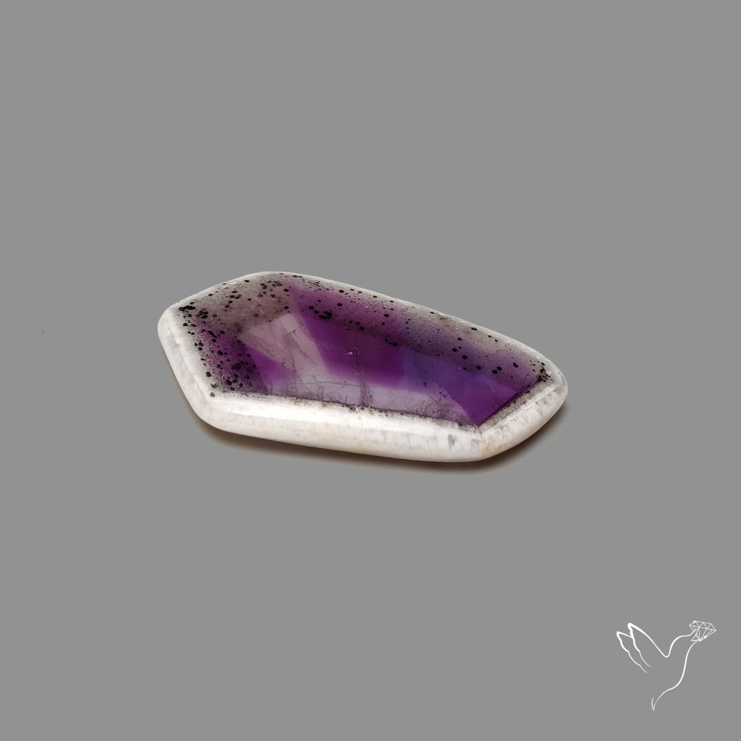 Super Seven Trapiche Amethyst Slice