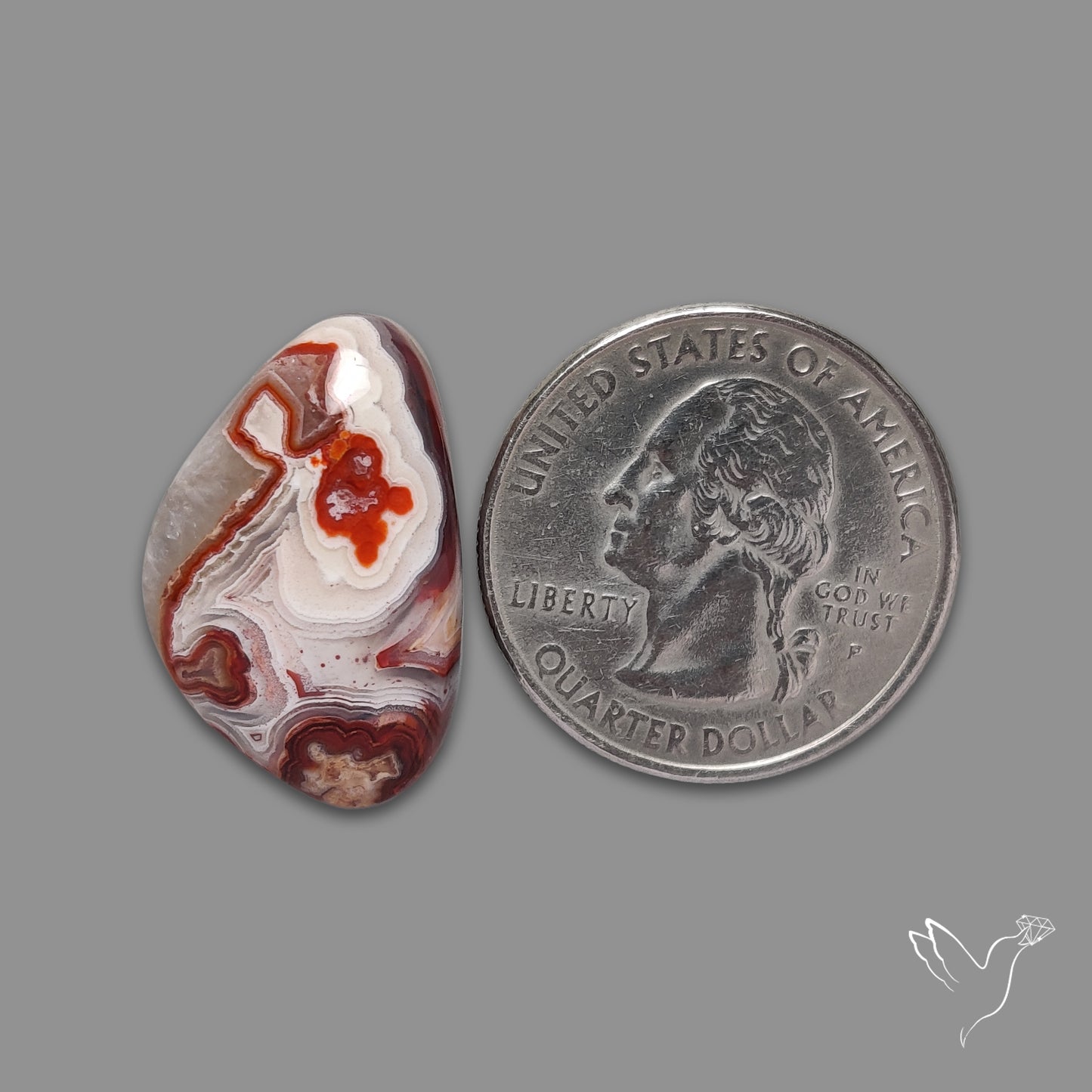 Laguna Lace Agate Cabochon
