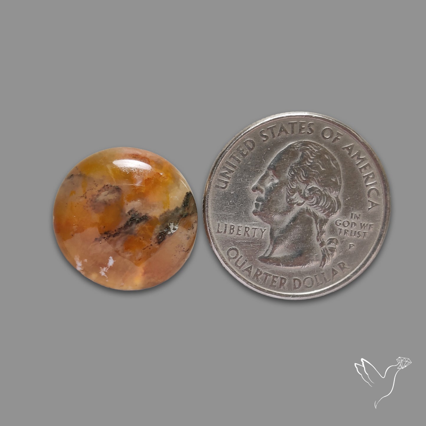 Gemmy Plume Agate Northridge Pink Lady Plume Agate