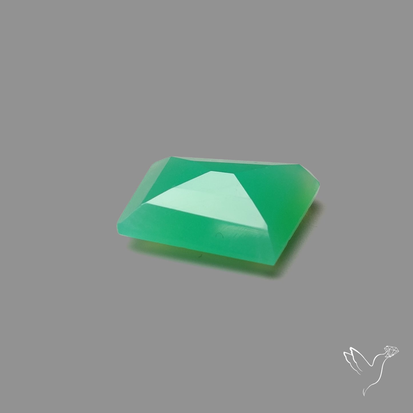 Fancy Cut Faceted Gemmy Chrysoprase