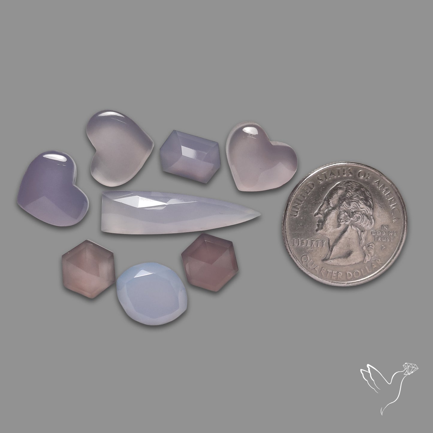 Lavender Chalcedony Lot