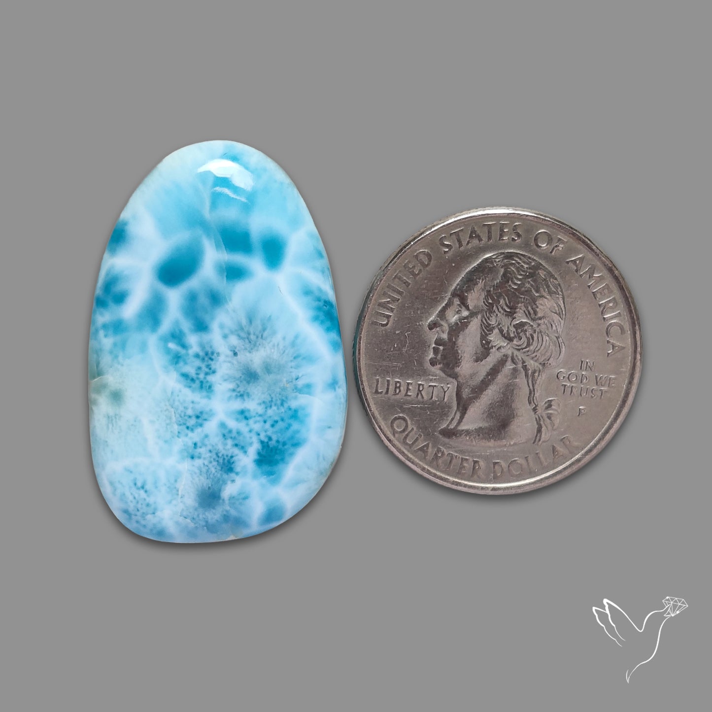 Larimar Cabochon