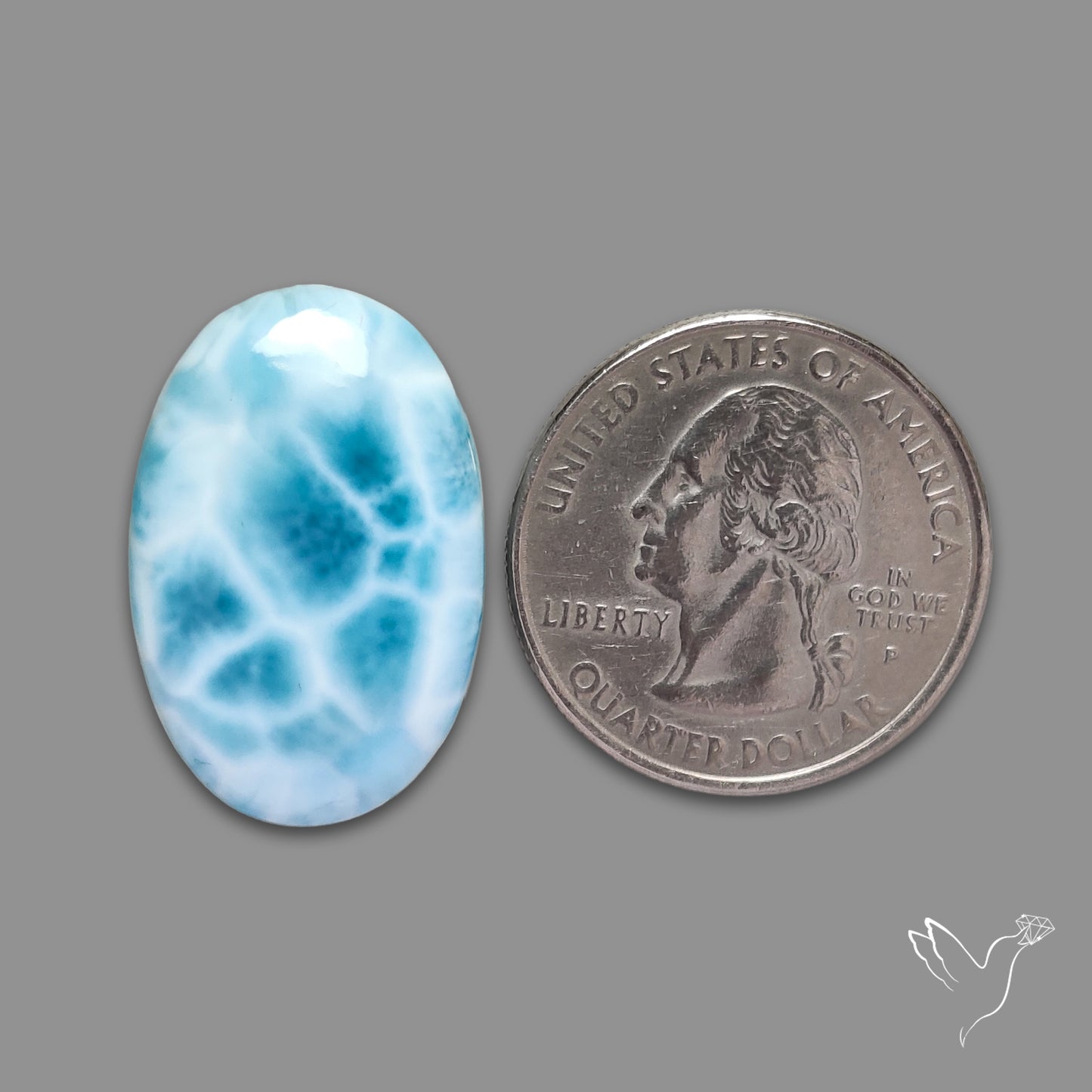 Larimar Cabochon