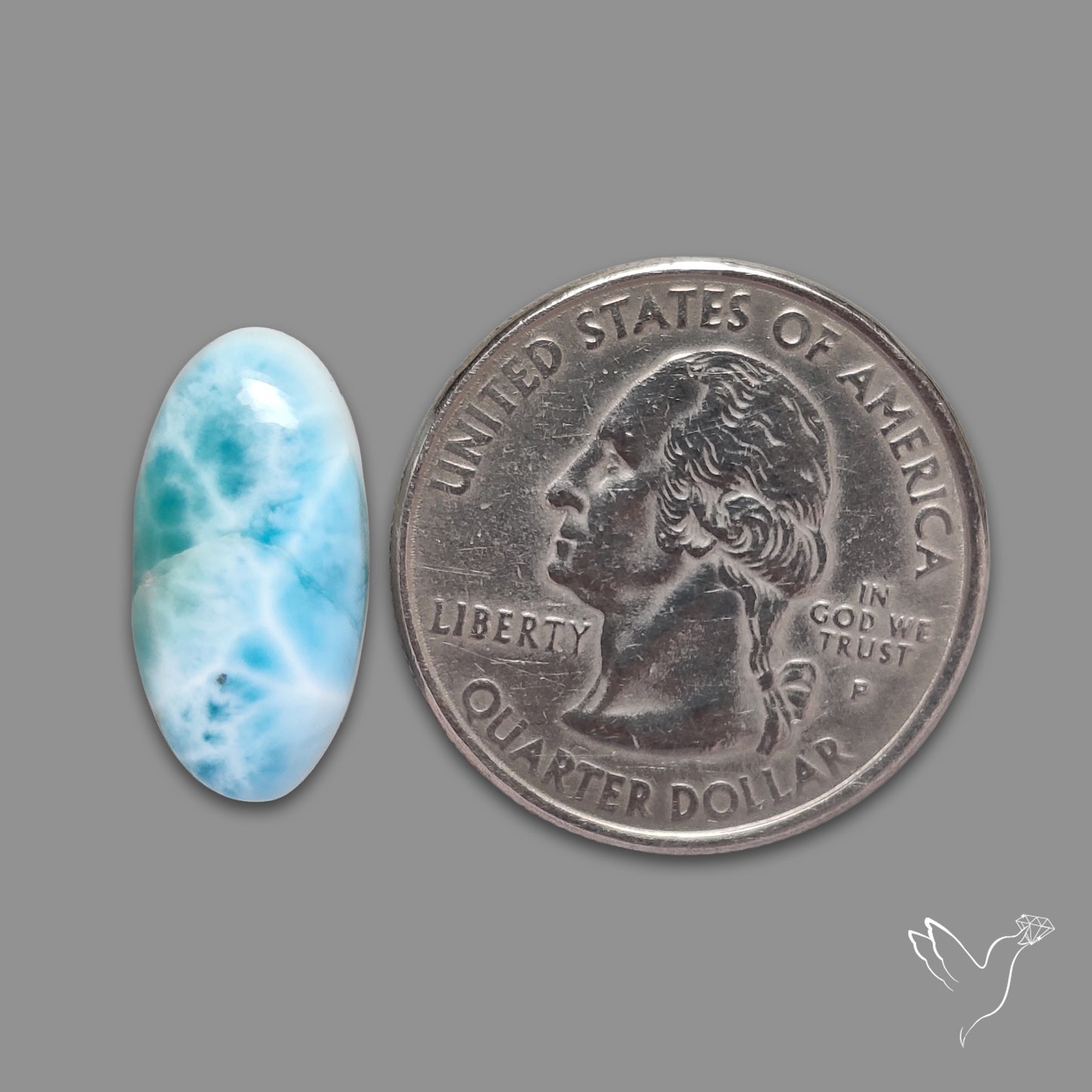 Larimar Cabochon
