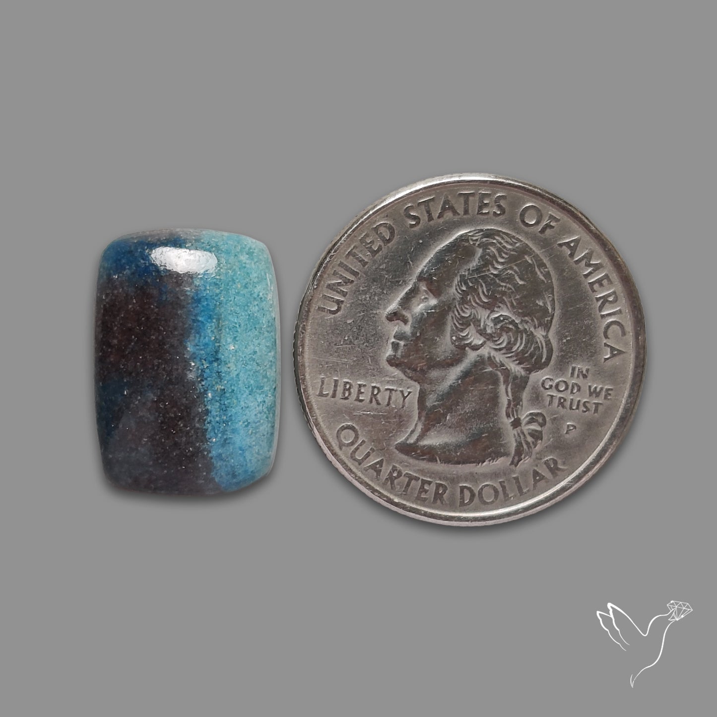 Trolleite Quartz Cabochon