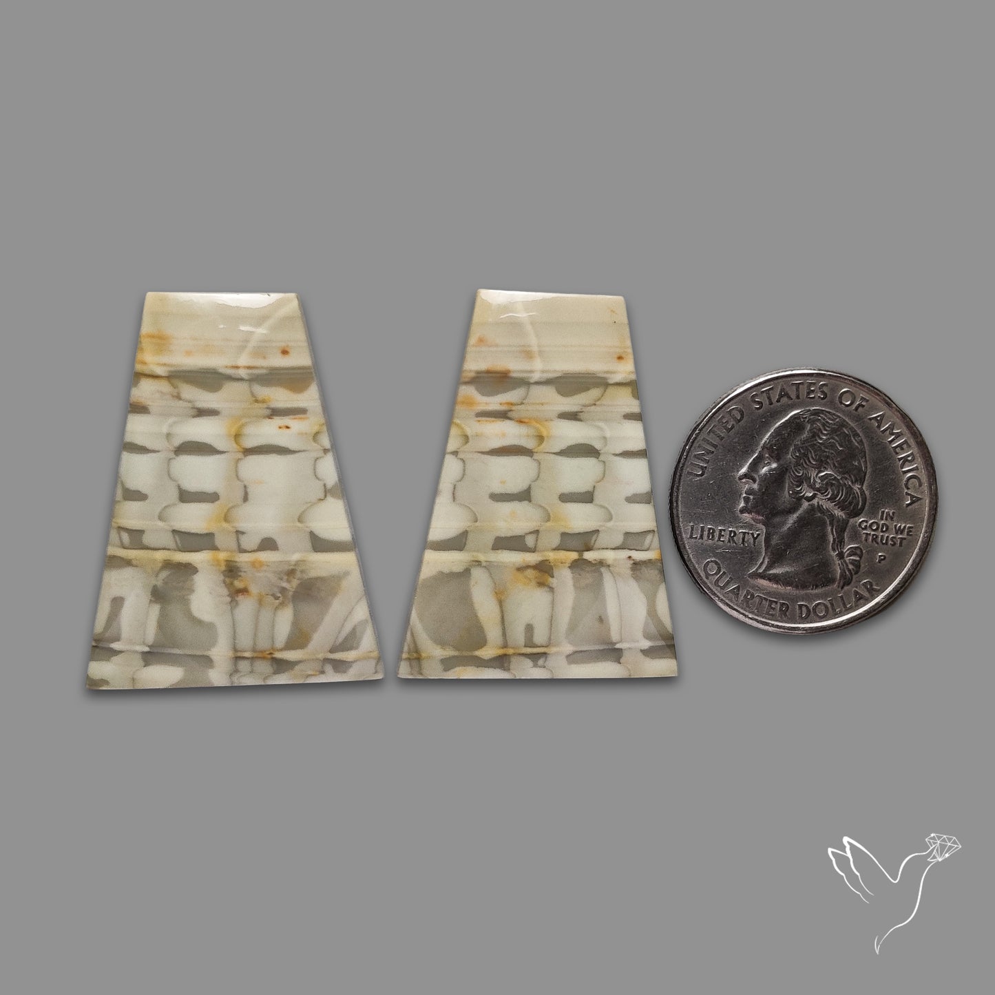 Large Picture Jasper Pair