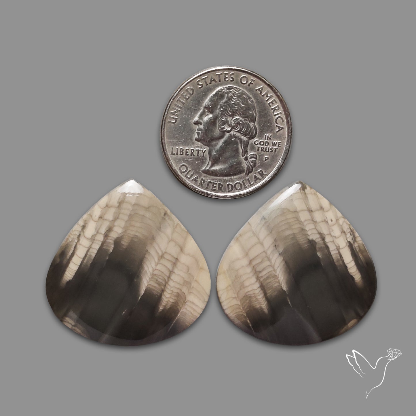 Large Picture Jasper Pair