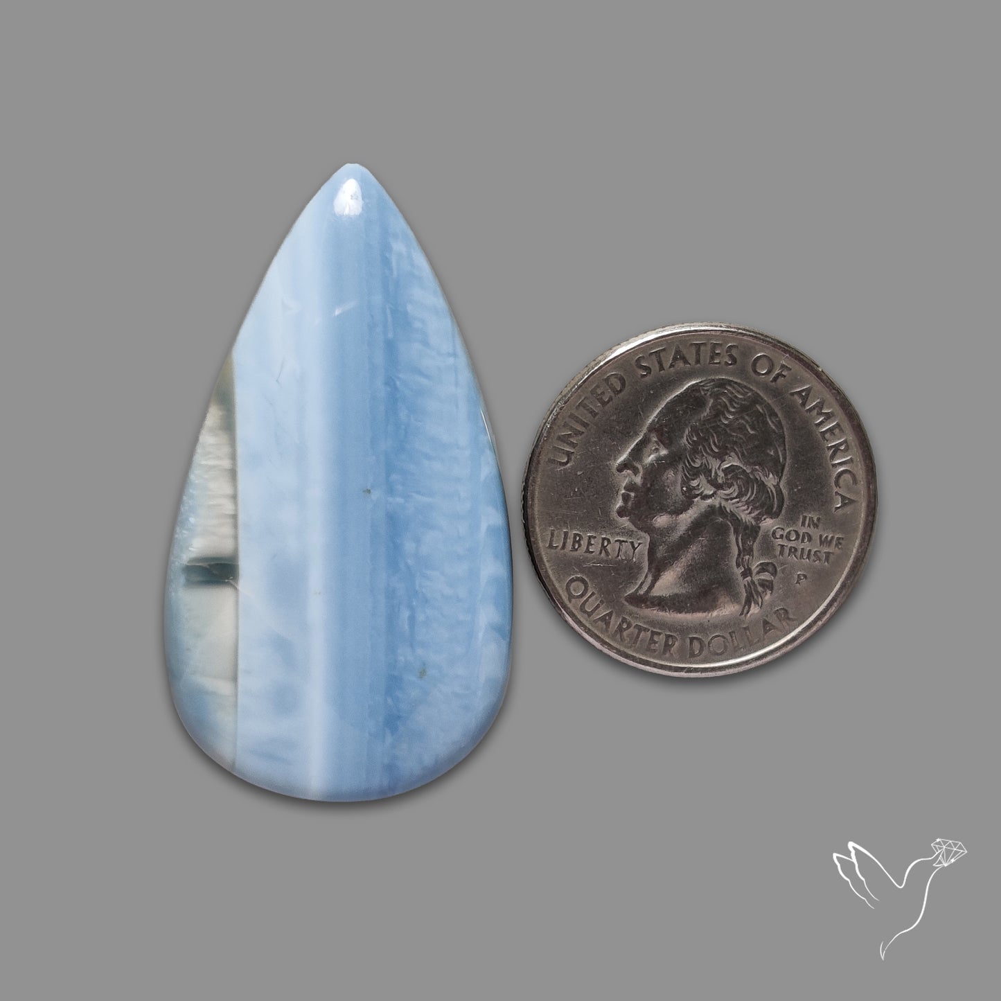 Owyhee Blue Opal Cabochon