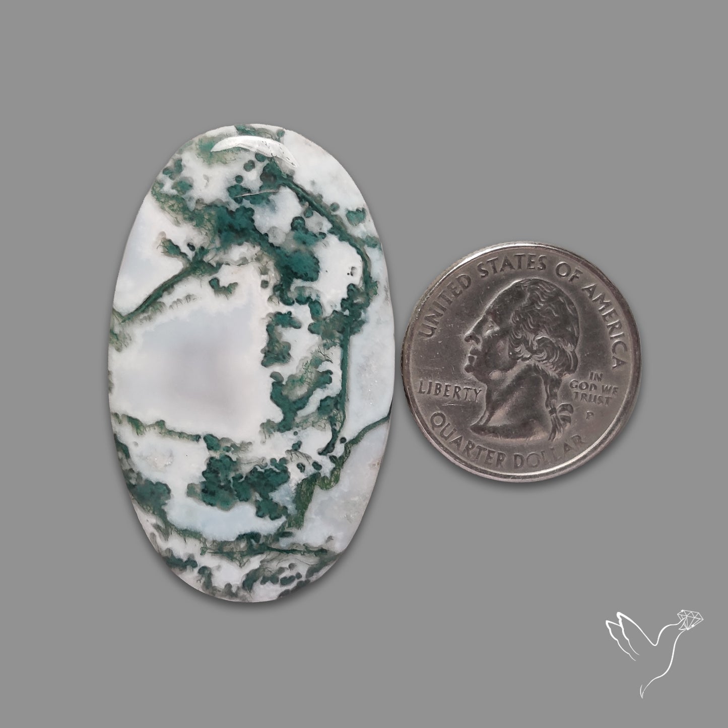 Tree Agate Cabochon