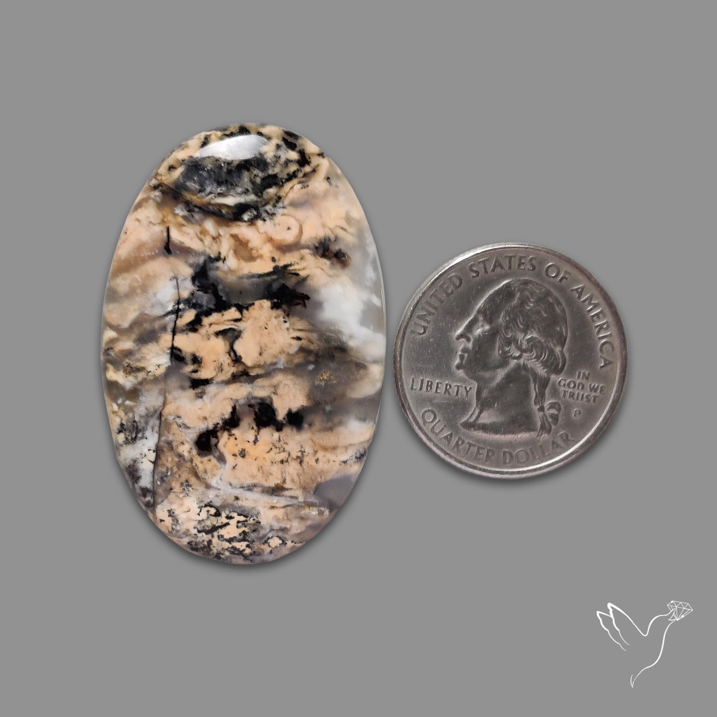 Australian Dendritic Agate Cabochon