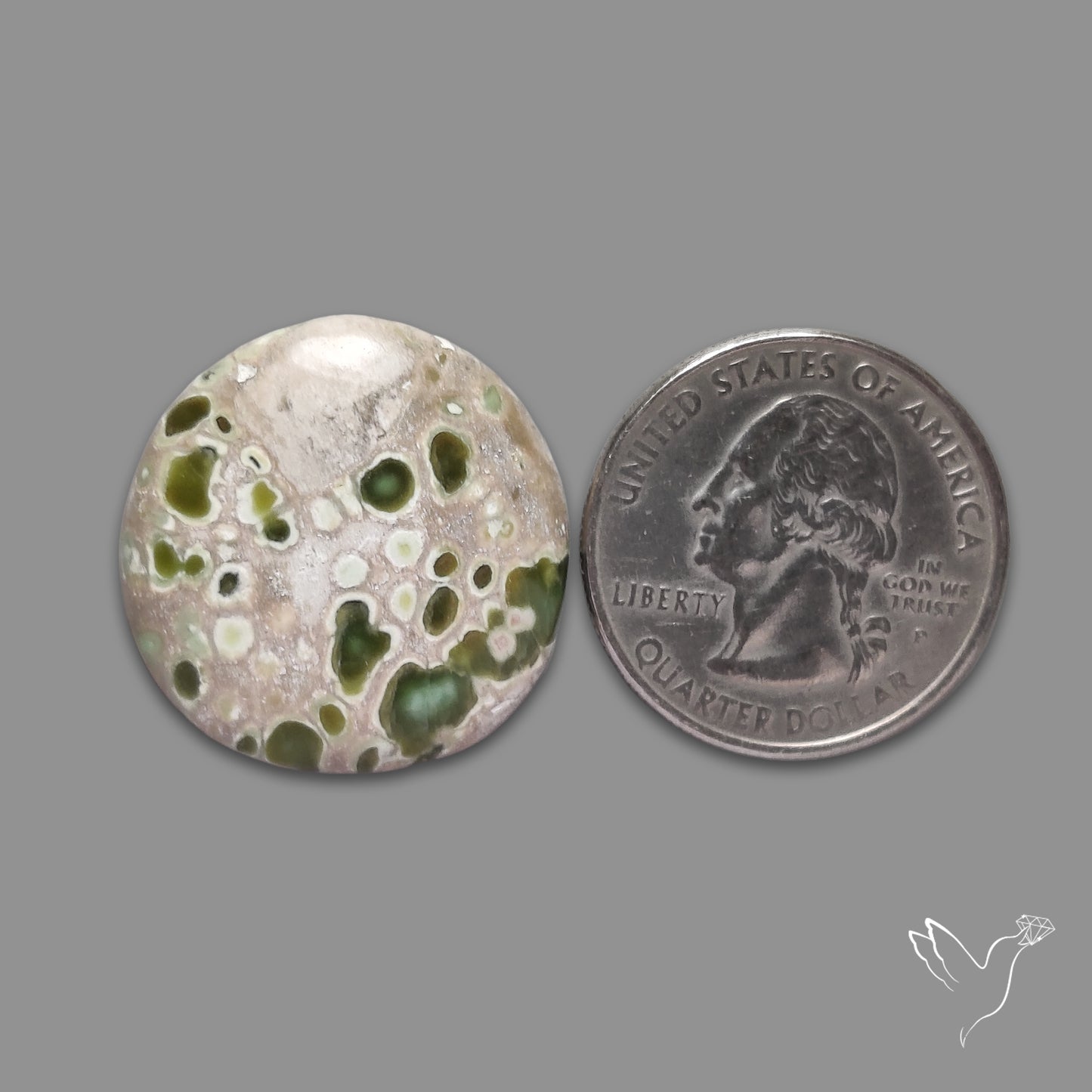 Lucin Variscite Cabochon Rare Unique Pattern