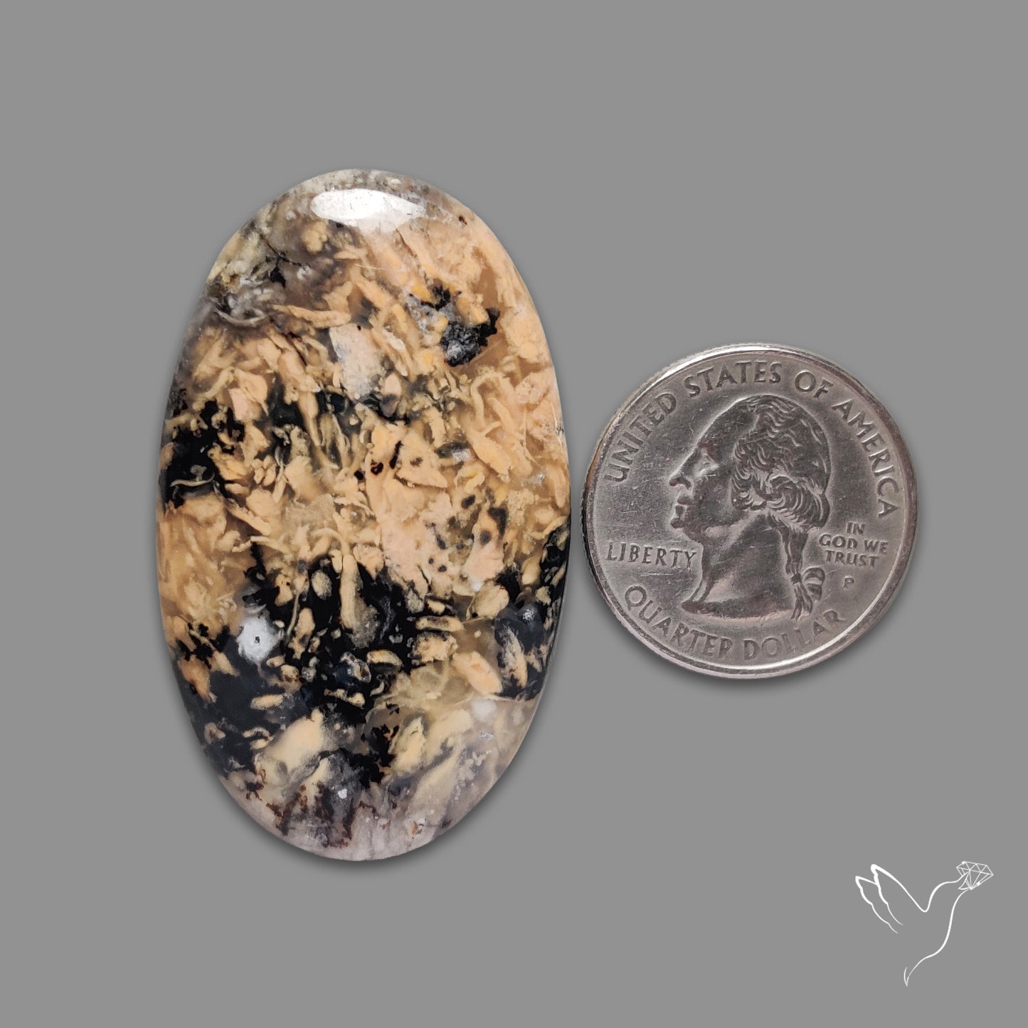 Australian Dendritic Agate Cabochon