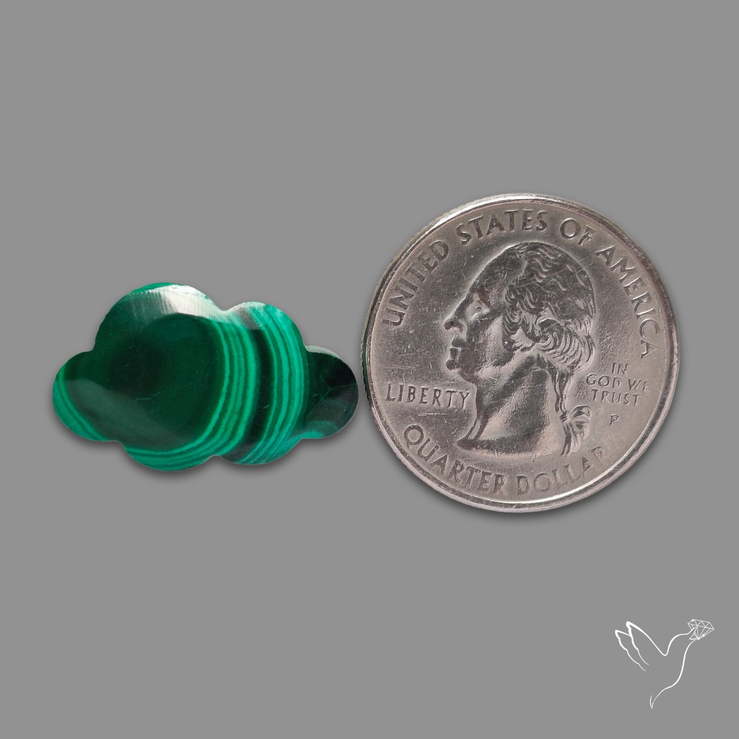 Malachite Cloud Carving