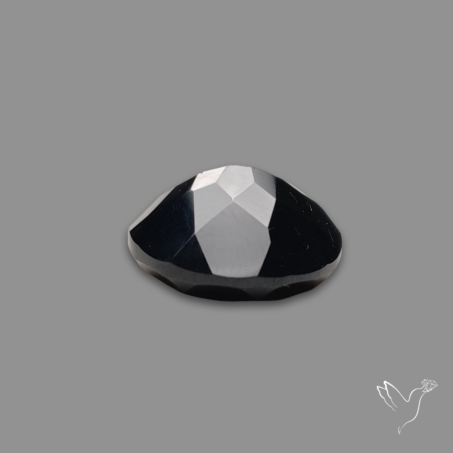 Faceted Large Black Spinel