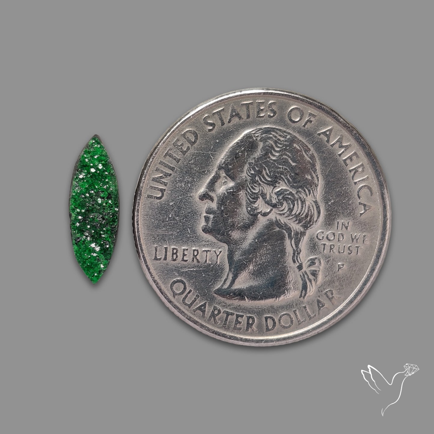 Uvarovite Green Garnet Druzy