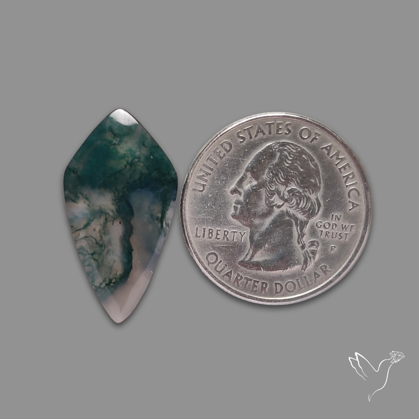 Moss Agate Cabochon