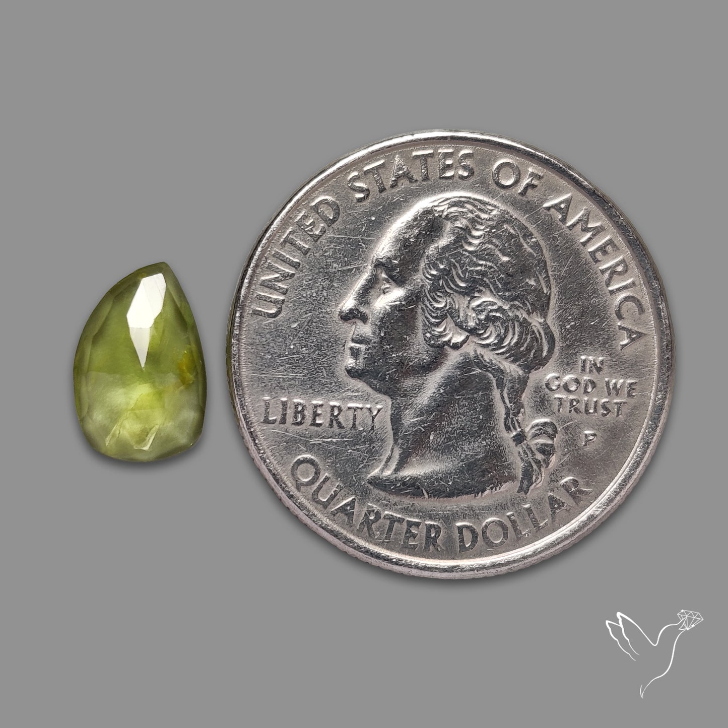 Rose Cut Peridot
