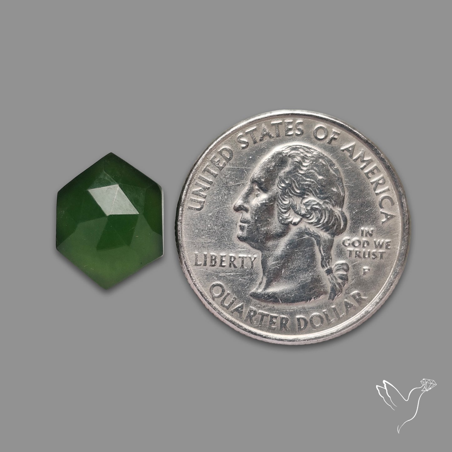 Rose Cut Gemmy Serpentine