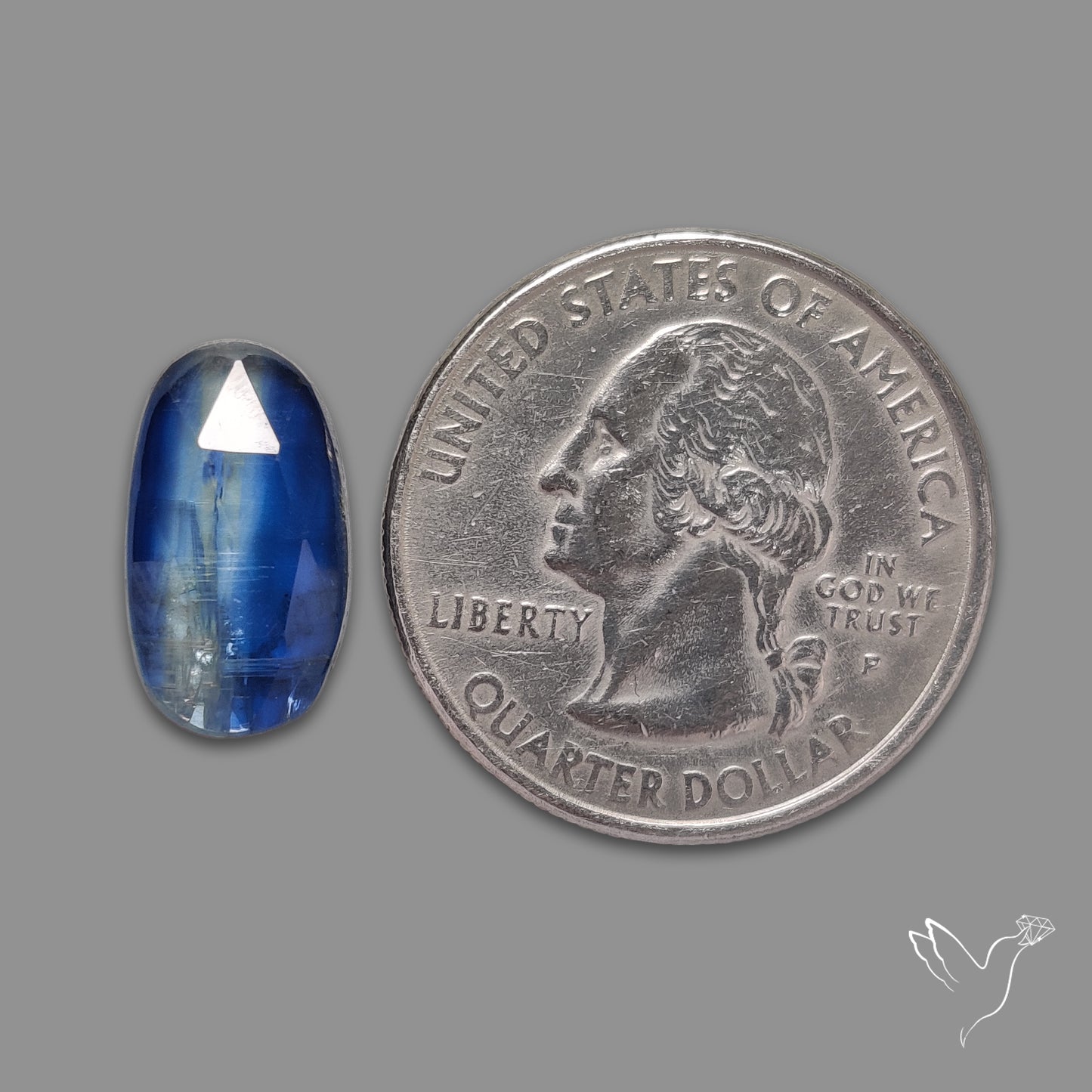 Rose Cut Blue Kyanite