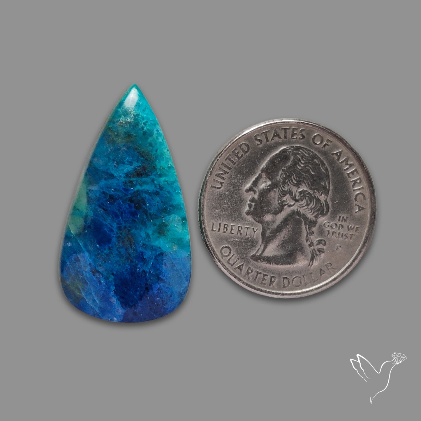 Azurite Cabochon Deep Blue