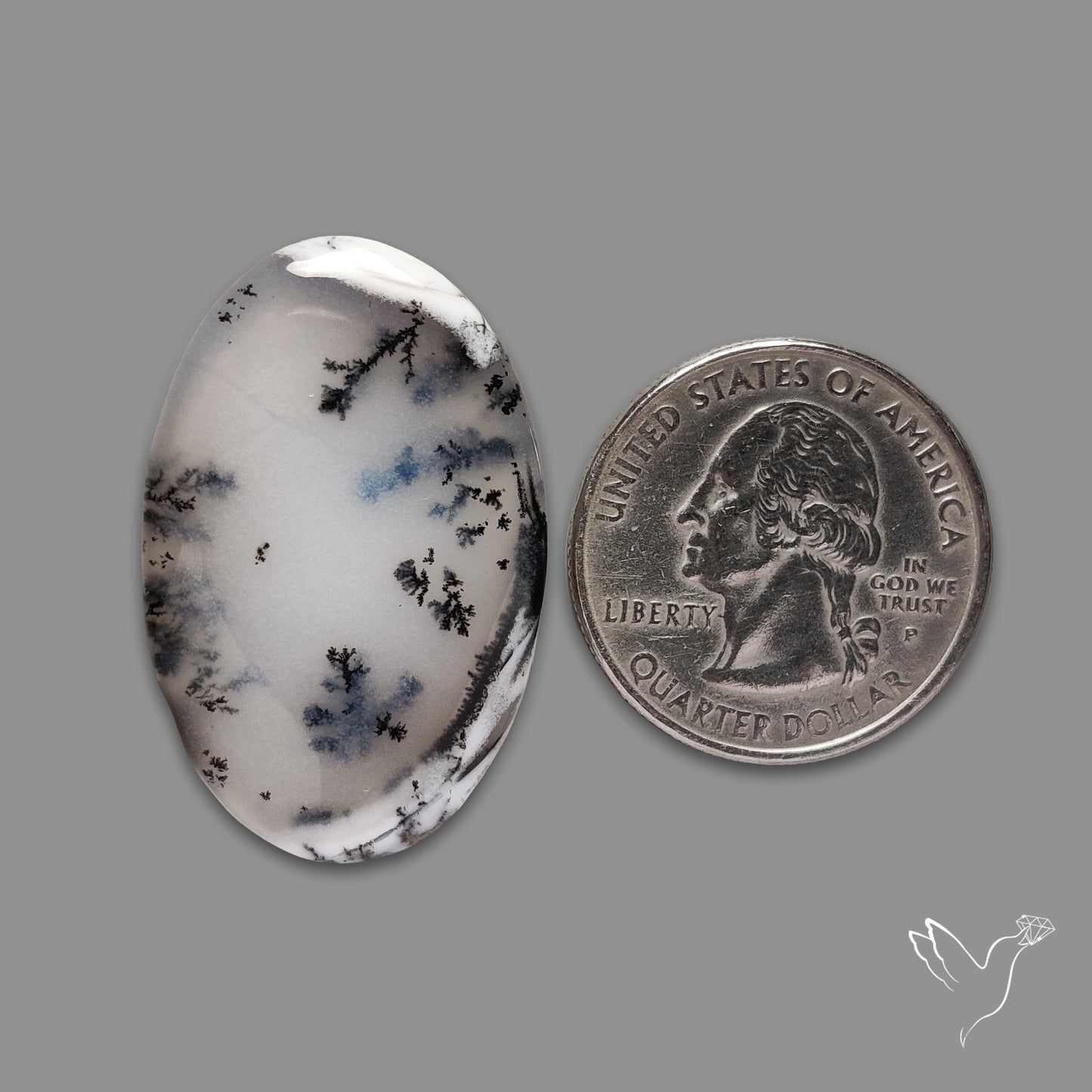 Dendritic Agate Cabochon