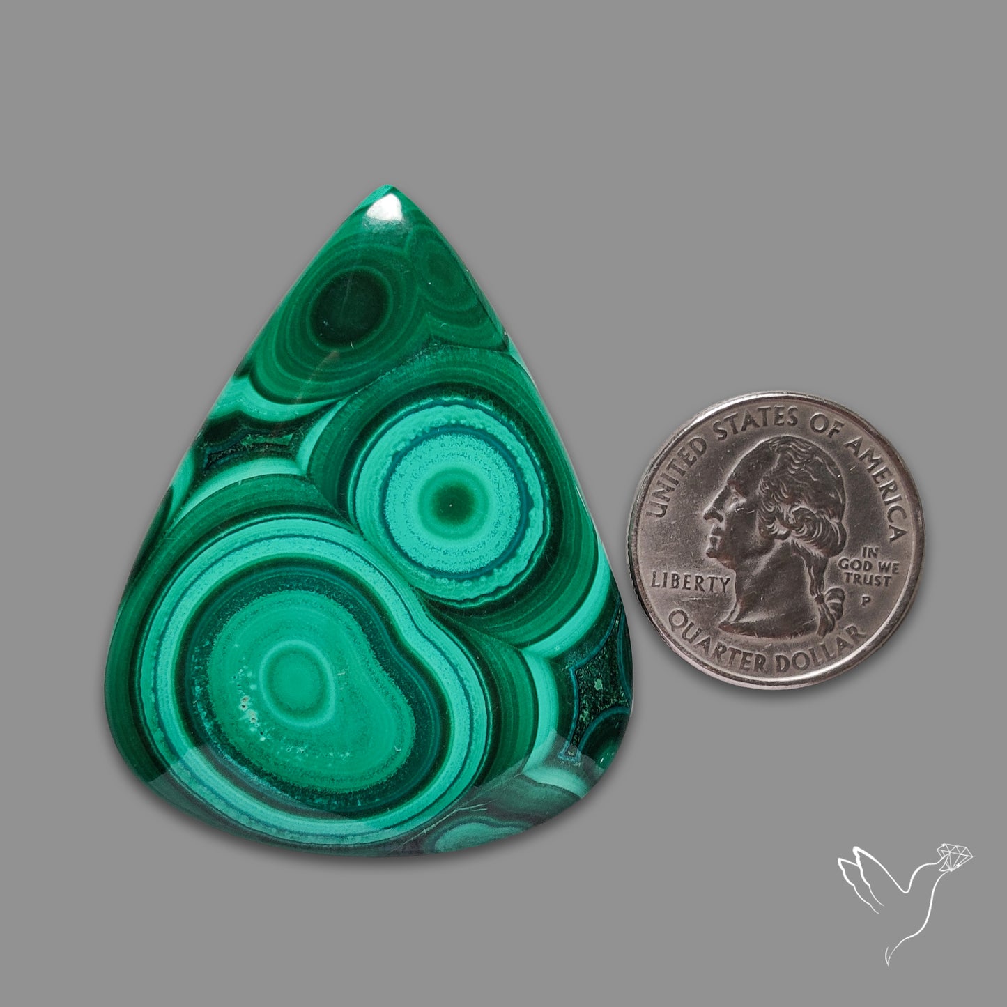 Malachite Cabochon Botryoidal Patterns