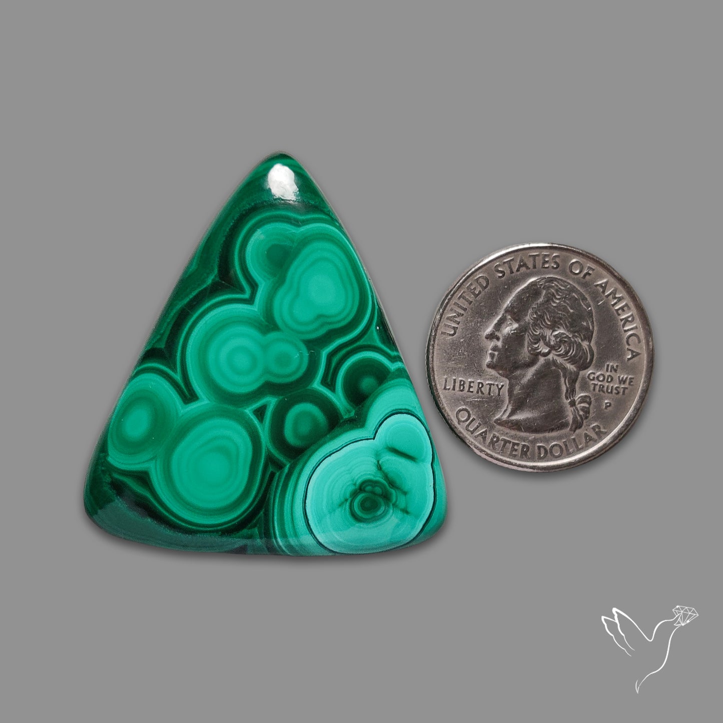 Malachite Cabochon Botryoidal Patterns