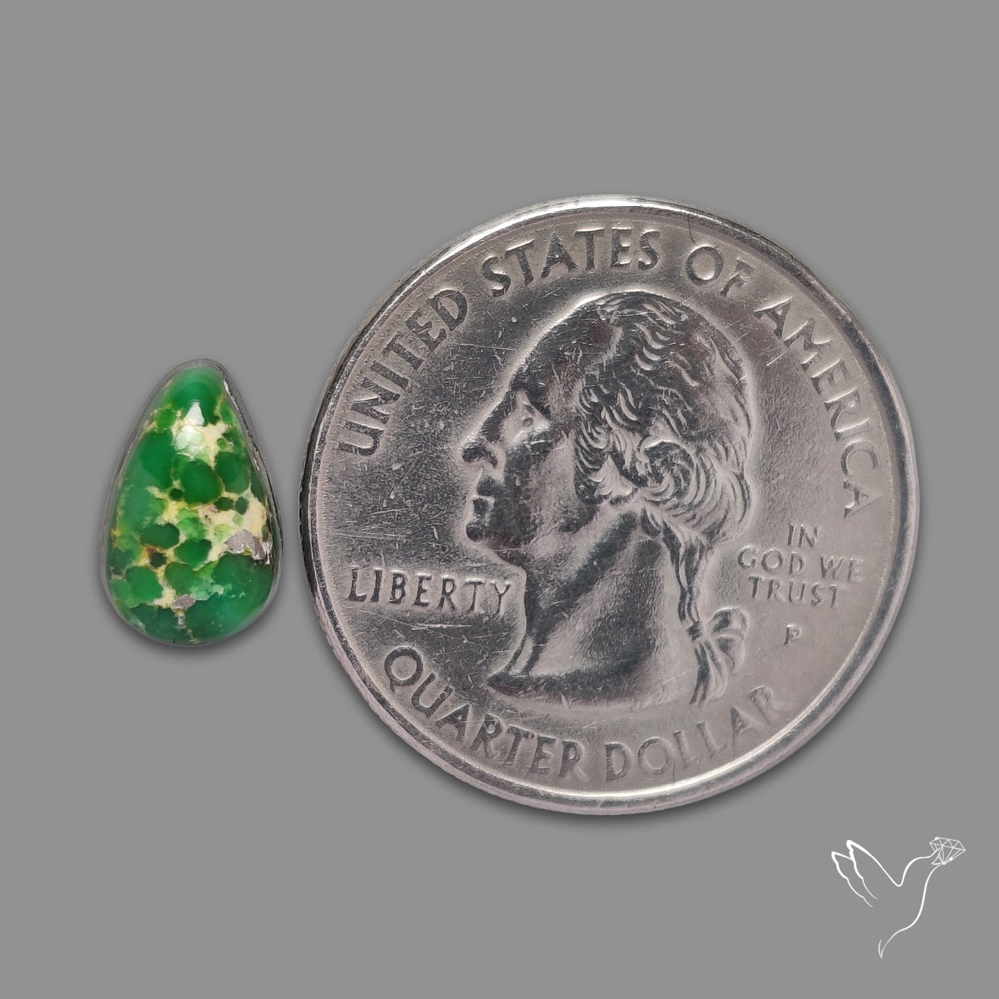 Sonoran Gold Turquoise Natural Green Cabochon