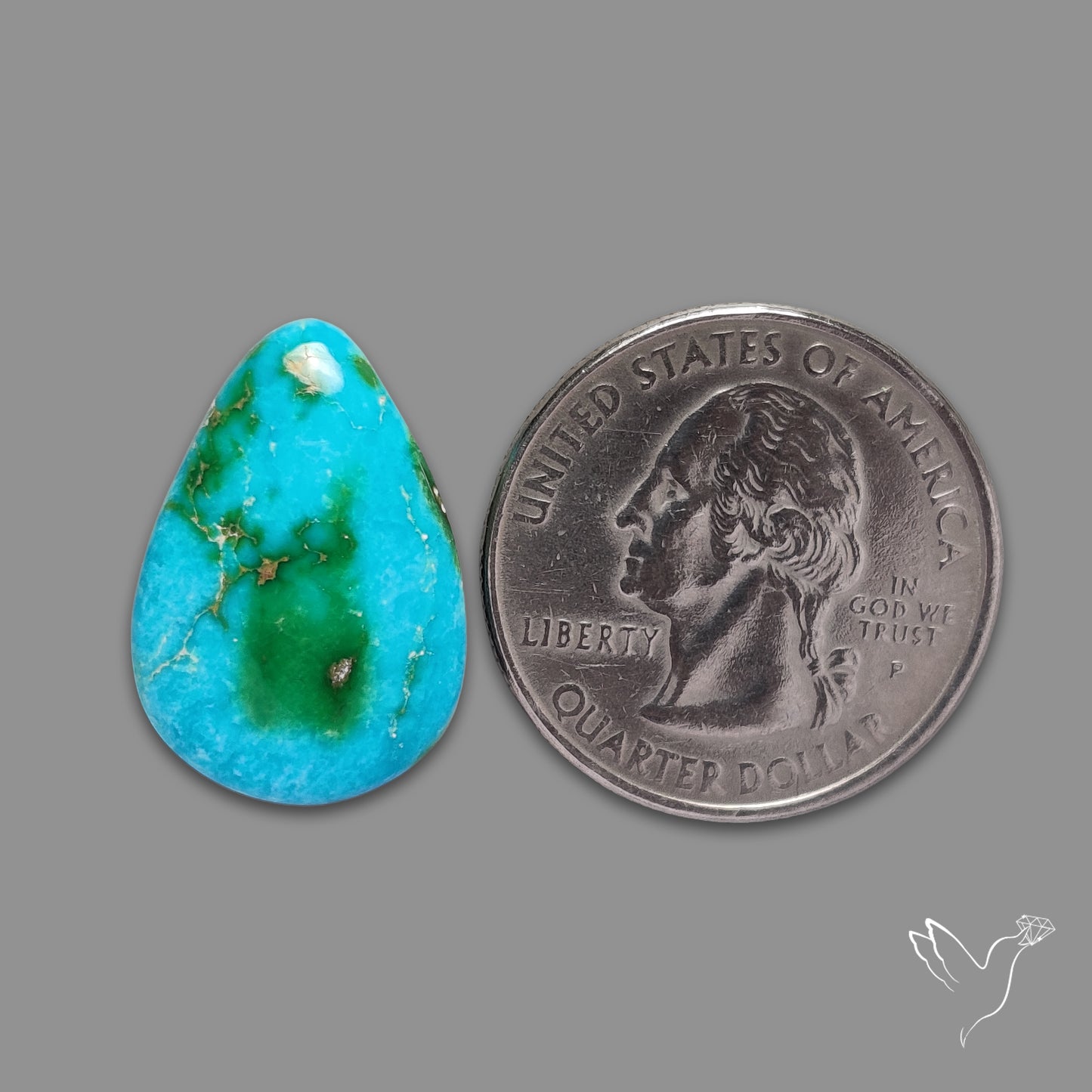Sonoran Gold Turquoise Cabochon