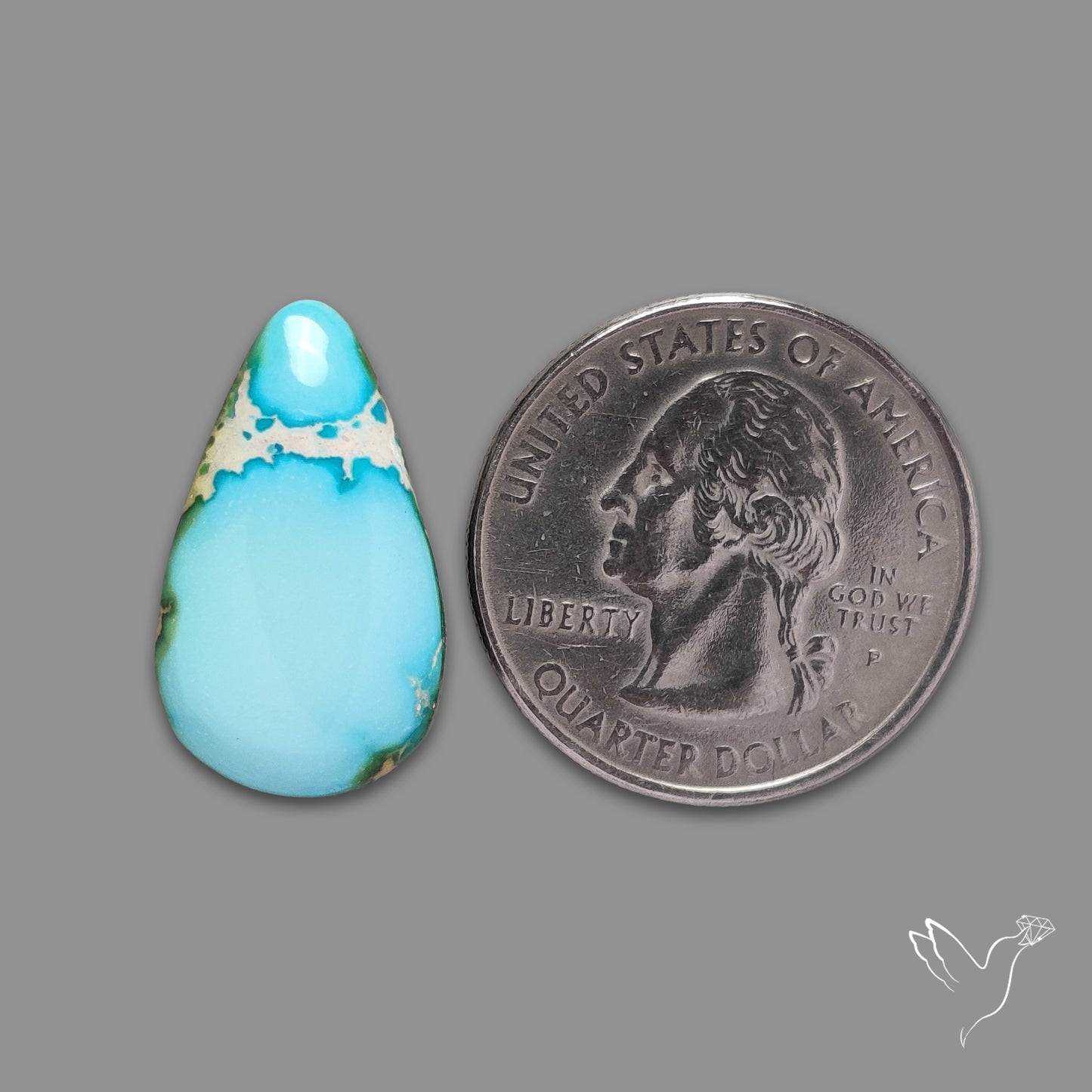 Sonoran Gold Turquoise Cabochon