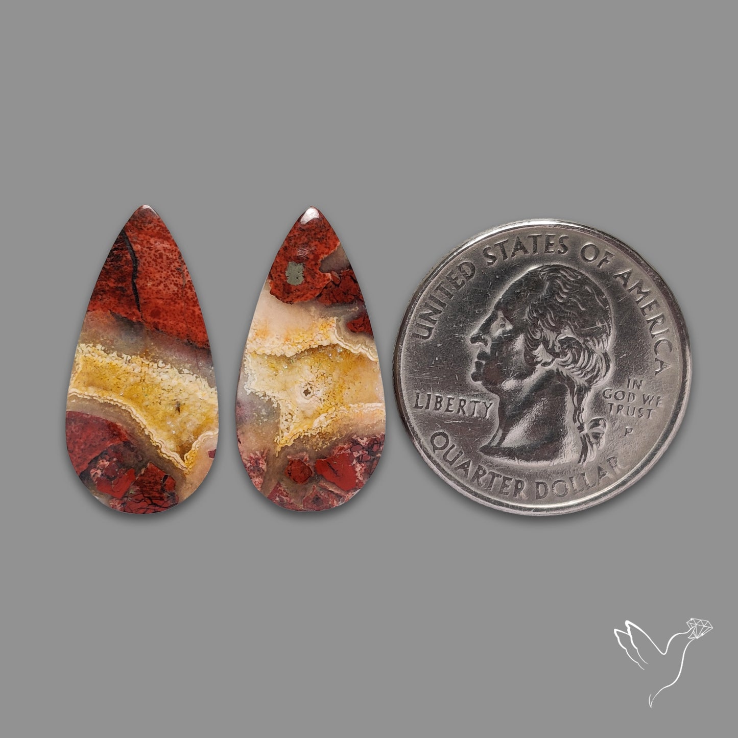 Snakeskin Jasper Pair