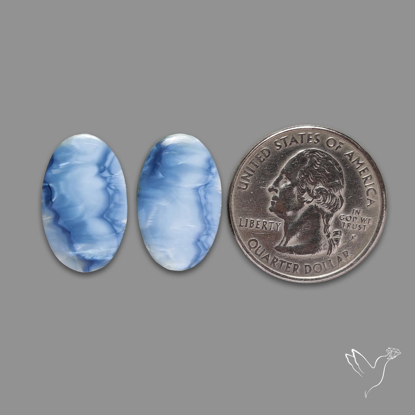Blue Opal Pair