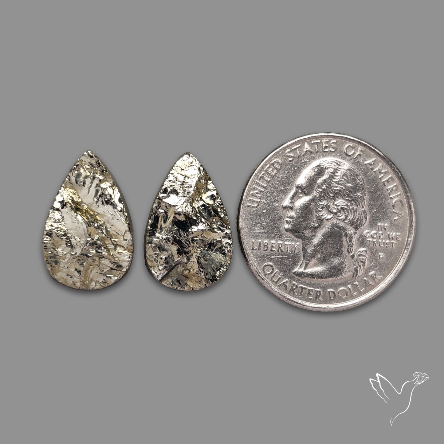 Raw Face Pyrite Pair