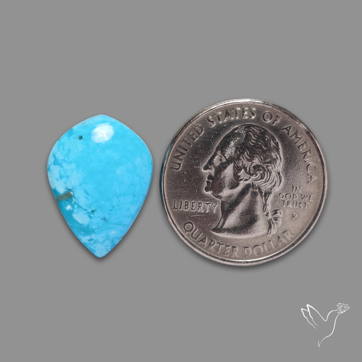 Morenci Turquoise With Pyrite Inclusions