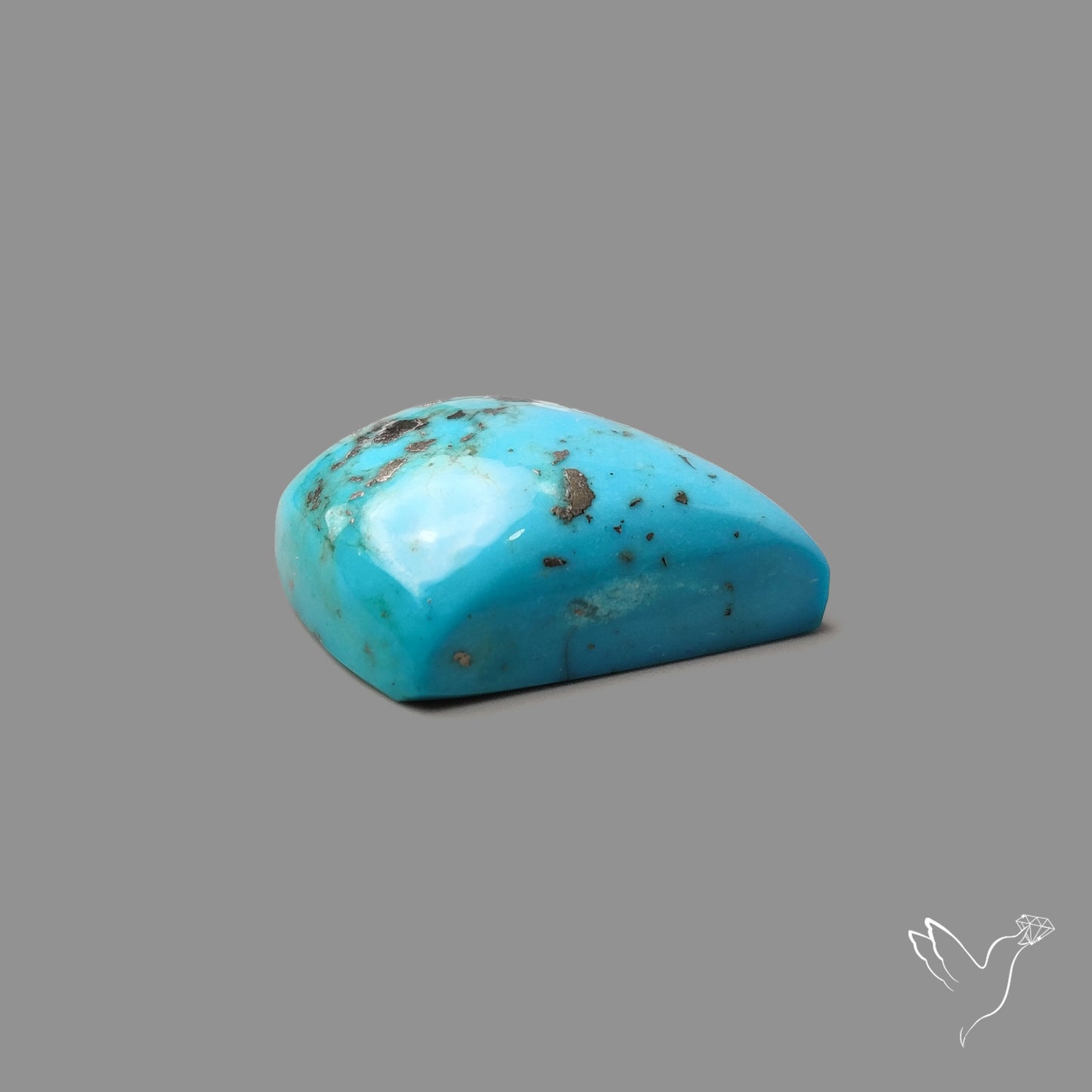 Morenci Turquoise With Pyrite Inclusions