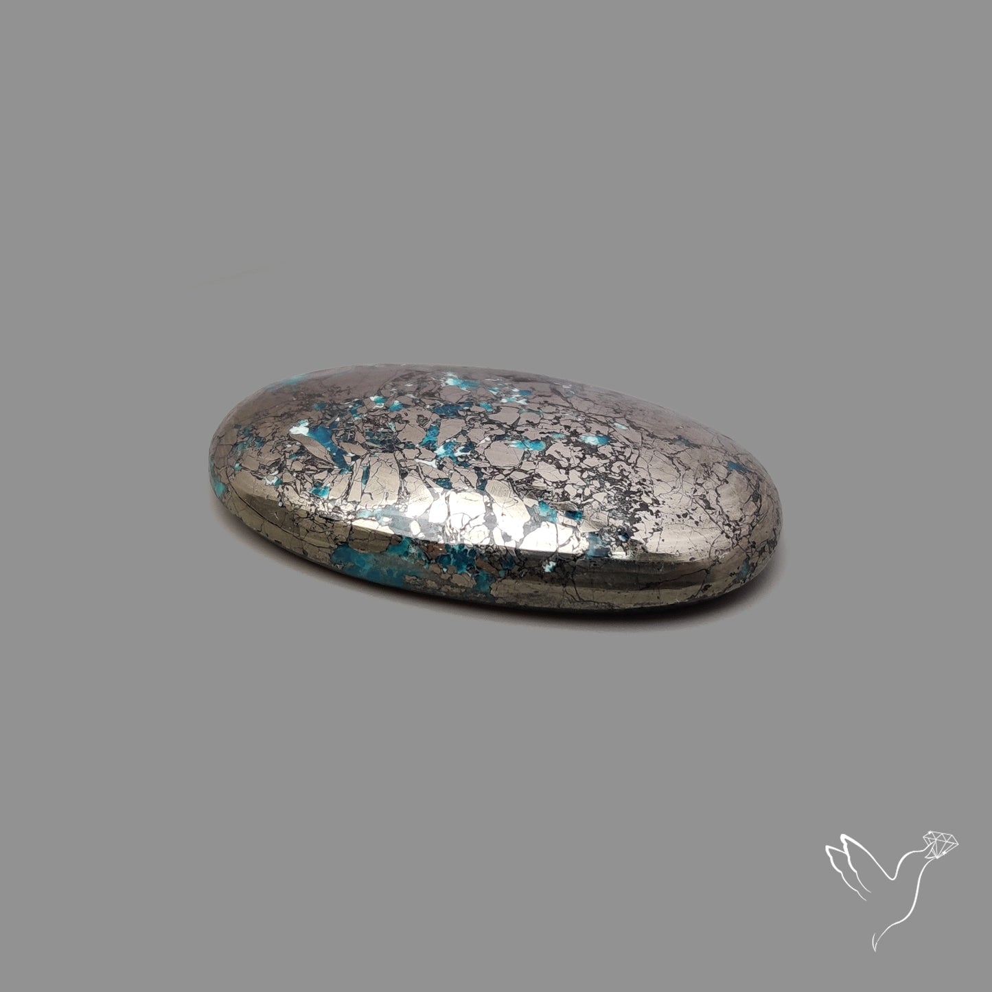 Morenci Turquoise With Pyrite Inclusions