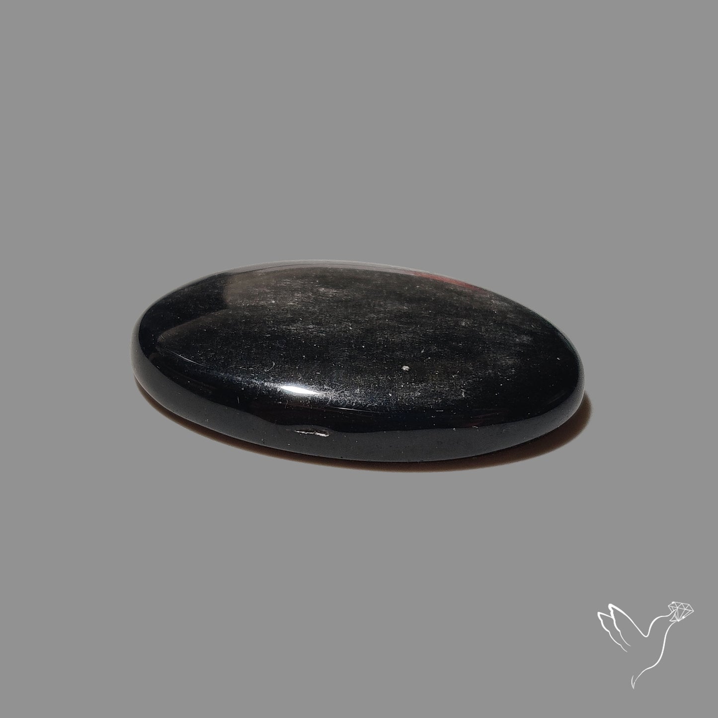 Silversheen Obsidian Cabochon