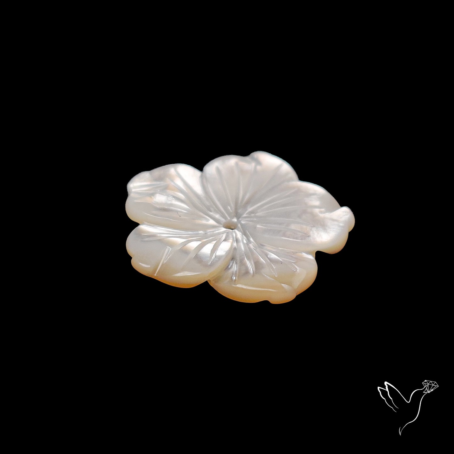 Mother Of Pearl Flower Carving